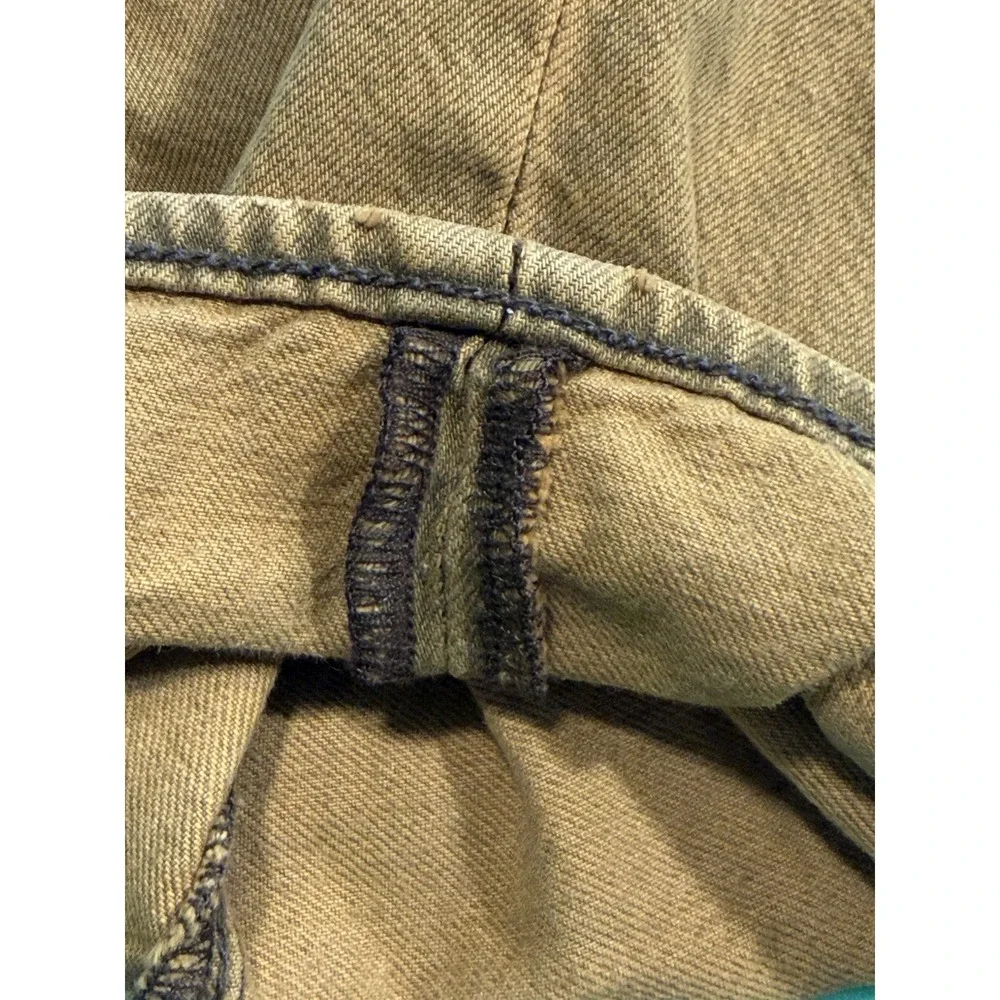 Levi's 501‎ XX Jeans Mustard Rust Button Fly Men's 44x32 Straight Fit Strong